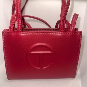 Telfar Small Shopping Bag (Oxblood)